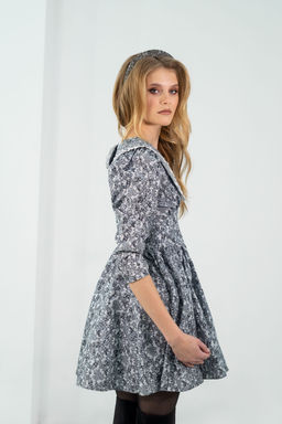 Платье Дилан (серый) - Nadi bordo фото 2