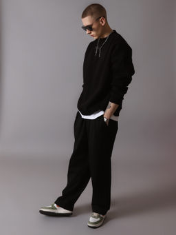 Свитшот оверсайз К501 Черный от фабрики Спортсоло