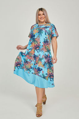 Платье Luxury Moda 1285 голубой