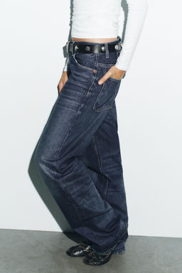 STUDDED LEATHER BELT - Zara фото 3