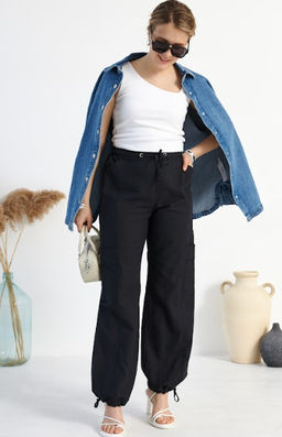 Льняные карго-брюки - Vals фото 11