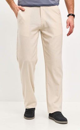 Брюки лен F511-0851 l.beige - Fine joyce фото 10