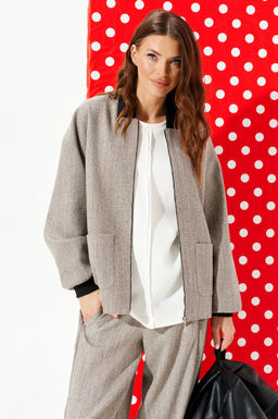 костюм женский 2-х предметный (бомбер + брюки) - Elletto фото 7