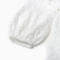 Платье женское короткое с бантом MIST, белое, размер 46 (L)