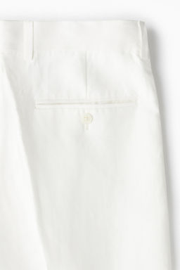 Pantal?n de traje en mezcla de lino Regular Fit - H&m фото 2