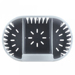 Подставка для столовых приборов пластмассовая 18,7х11,3х14,8см, светло-голубой (Россия) - Домашняя мода фото 7