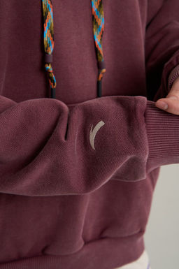 Худи Бордовый KAI Sweat Hoodie - Anta фото 12