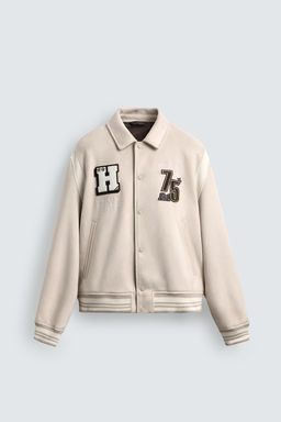 CAZADORA BOMBER EFECTO ANTE / Crudo - Zara фото 7