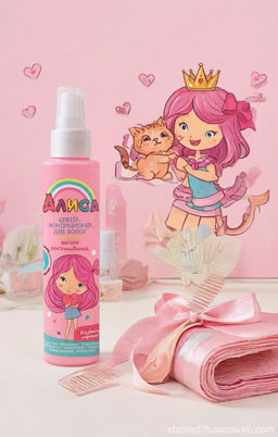 АЛИСА спрей-кондиционер д/волос д/детей Легкое расчесывание 140мл