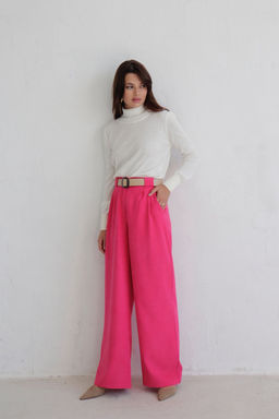 10549 Брюки-палаццо розовые - Martichelli фото 5