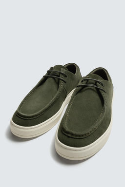 ZAPATO PIEL CASUAL / Verde - Zara фото 5