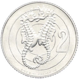 Монета 2 лиры 1975 года Сан-Марино