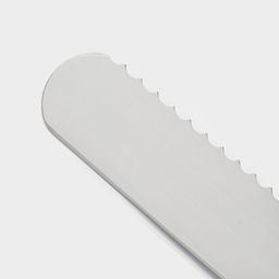 Нож для бисквита двусторонний KONFINETTA, с крупными зубцами и ровным краем, лезвие 25 см, толщина лезвия 0.9 мм фото 3