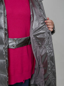 Пальто Luxury Moda 1169 серый