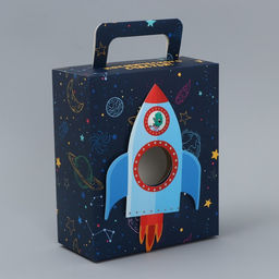 Цена за 2 шт. Коробка подарочная складная, упаковка, «Космос: Космическое счастье», 18 x 15 x 7.5 см