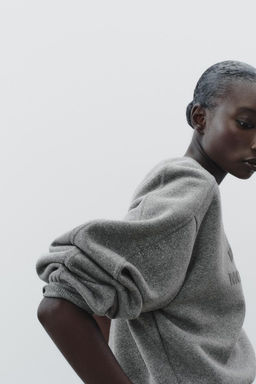 GLITTER SLOGAN SWEATSHIRT - Zara фото 4