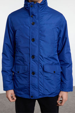 TRENDYOL MAN Saks Regular Fit K?sl?k Parka Ruzgarl?k Mont TMNAW25MO00023 - Trendyolmilla фото 4