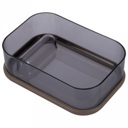 Терка из нержавеющей стали Linea Presto 18,8х13,5х6,6см, с контейнером, коричневый, Regent (Китай) - Домашняя мода фото 4