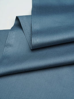 Сатин цв.Лазурно-серый, ш.2.2м, хлопок-100%, 120гр/м.кв - Купава фото 3