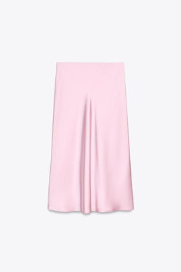 SATIN MIDI SKIRT - Zara фото 34