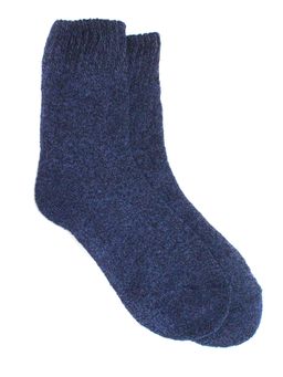 Носки р.40-45 Крапушки Утепленные Синие