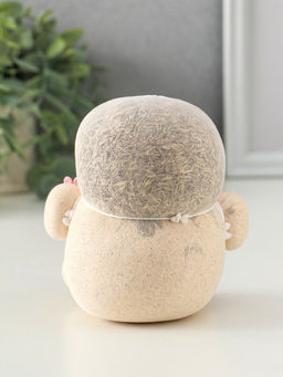 Набор для выращивания «ЭкоЖивчик. Девочка с зайчиком», фигурка растущая в подарочной упаковке