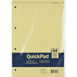 Сменный блок Блокнот 60л,кл,А4,Yellow Pad,склейка,тон.блок 70г/м - Attache фото 2