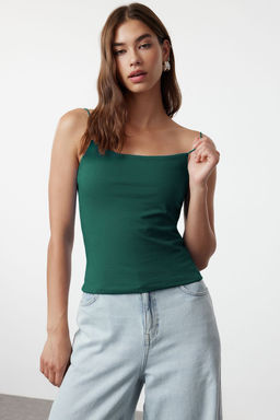 TRENDYOLMILLA Beyaz Ask?l? Regular Esnek Orme Atlet TWOSS24AL00024  фото 4