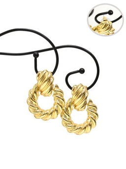 Серьги металл / 834 /уп 12/золото - Галеонтрейд фото 2