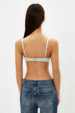 TRENDYOLMILLA Ten Ip Ask?l? Ekstra Dolgulu/Push-Up Tshirt Bra Orme Sutyen THMAW22SU0004 фото 20