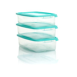 Контейнеры для продуктов 0,7лх3шт. прямоугольн. п/эт. "Каскад"