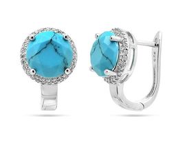 Серьги, бирюза, МЦВ1046