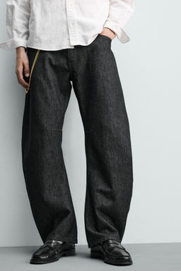 JEANS BARREL FIT / Negro - Zara фото 5