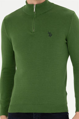 Мужской зеленый свитер - U.s. polo assn фото 6