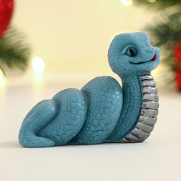 Фигурное мыло Змейка Льдинка синее, 50г - Мыльные штучки фото 3