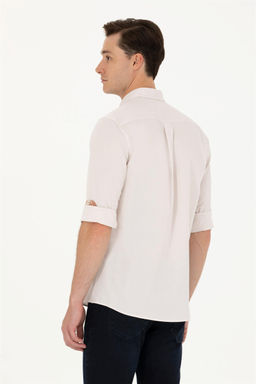 U. S. Polo Assn Мужская рубашка с длинным рукавом Stone - U.s. polo assn фото 5