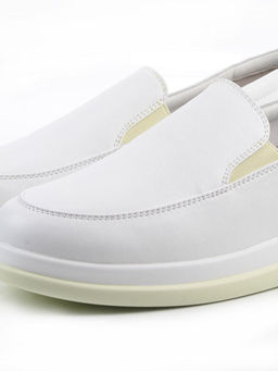 06-M27-6 WHITE Туфли женские (натуральная кожа)