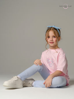 Костюм Мун розовый-голубой СЦ - Sovalina фото 4