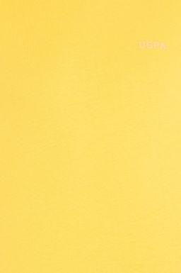 U. S. Polo Assn Мужская темно-желтая базовая футболка с круглым вырезом - U.s. polo assn фото 6