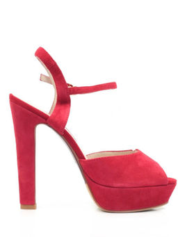 06-87VB RED Туфли женские (натуральная замша)