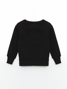 Bisiklet Yaka Bask?l? K?z ?ocuk Sweatshirt - Waikiki фото 2
