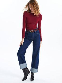 Slim Fit Kad?n Jean Pantolon