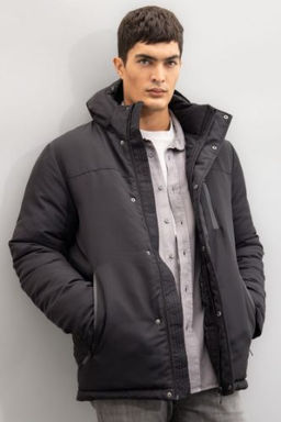 Su Itici Sisme Mont Kapusonlu Fermuarl? C?tc?t Kapamal? Cepli