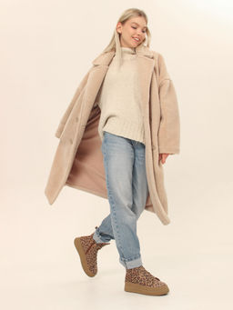 Ботинки 215.warmbr.Коричневый леопард/мех