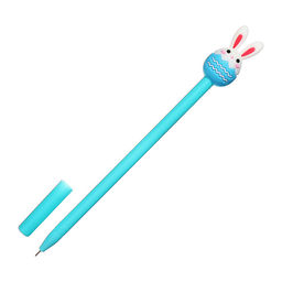 Цена за 12 шт. Ручка-прикол Calligrata «Зайка», чёрный стержень, гелевая, МИКС