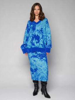 Джемпер женский 12411-53030 l.blue/blue - Eleganzza фото 3