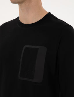 Siyah Regular Fit Sweatshirt - Pierre cardin фото 7