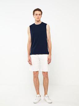 Slim Fit ?rme Erkek ?ort