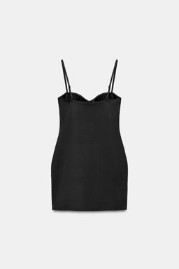 VESTIDO CORTO TIRANTES / Negro - Zara фото 8