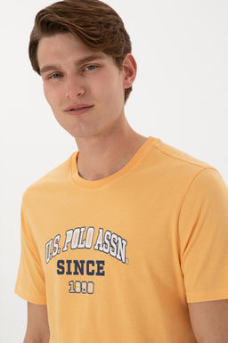 Erkek Regular Fit Bisiklet Yaka Turuncu Ti__rt Sepette S_rpriz _ndirim - U.s. polo assn фото 2